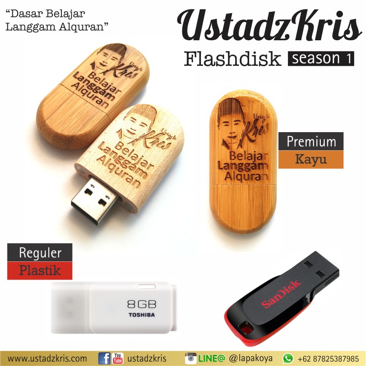 FLASHDISK PLQM S01 - Belajar Dasar Langgam Alquran bersama UstadzKris