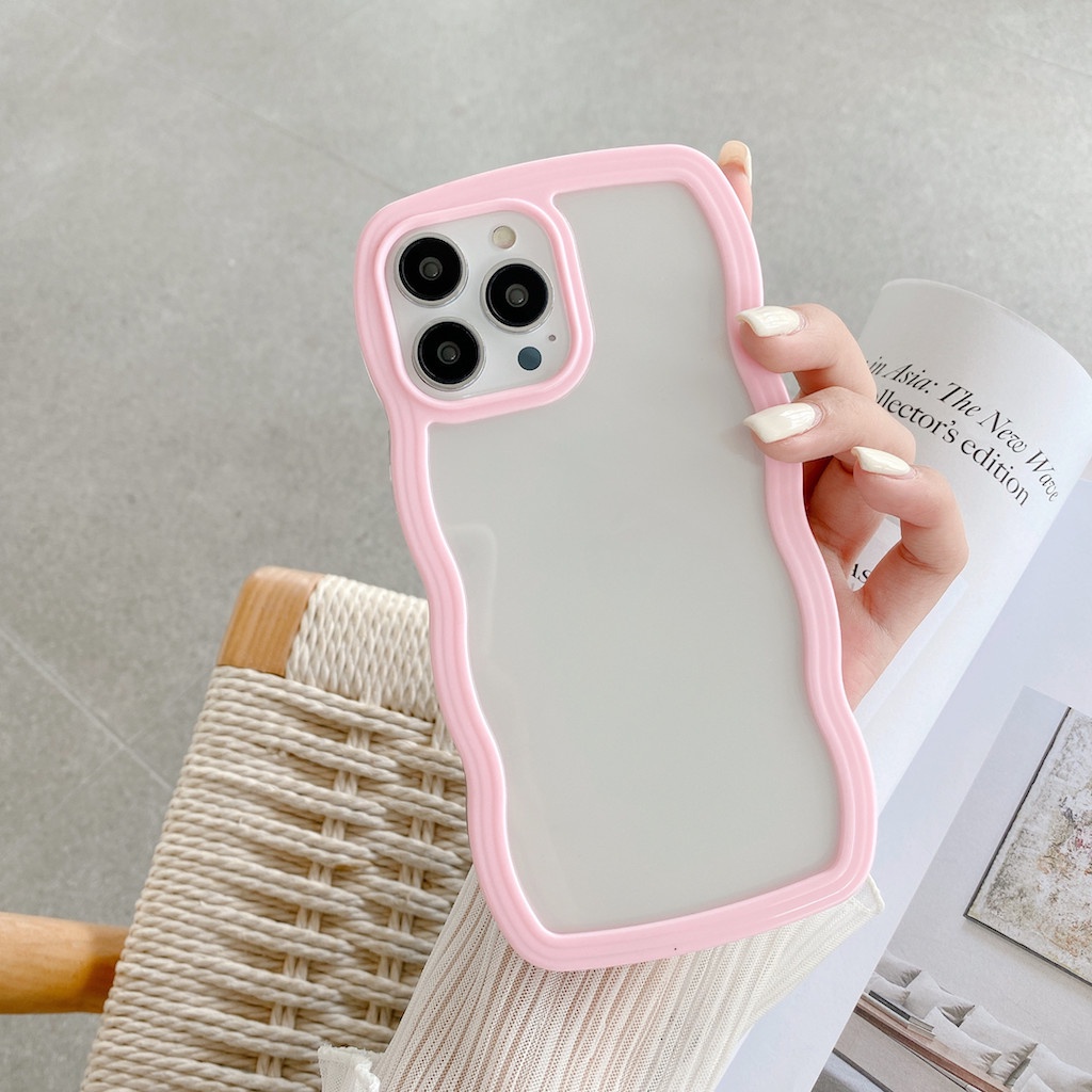 Case Bahan Akrilik Warna Permen Untuk IPhone 11 12 13 Pro Max X XS XR 7 8 Plus