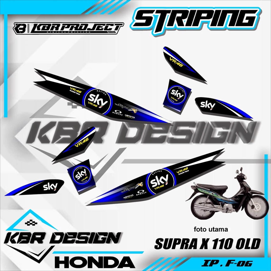 (COD) STICKER STRIPING GEAR 125 - STICKER STRIPING GEAR 125.06