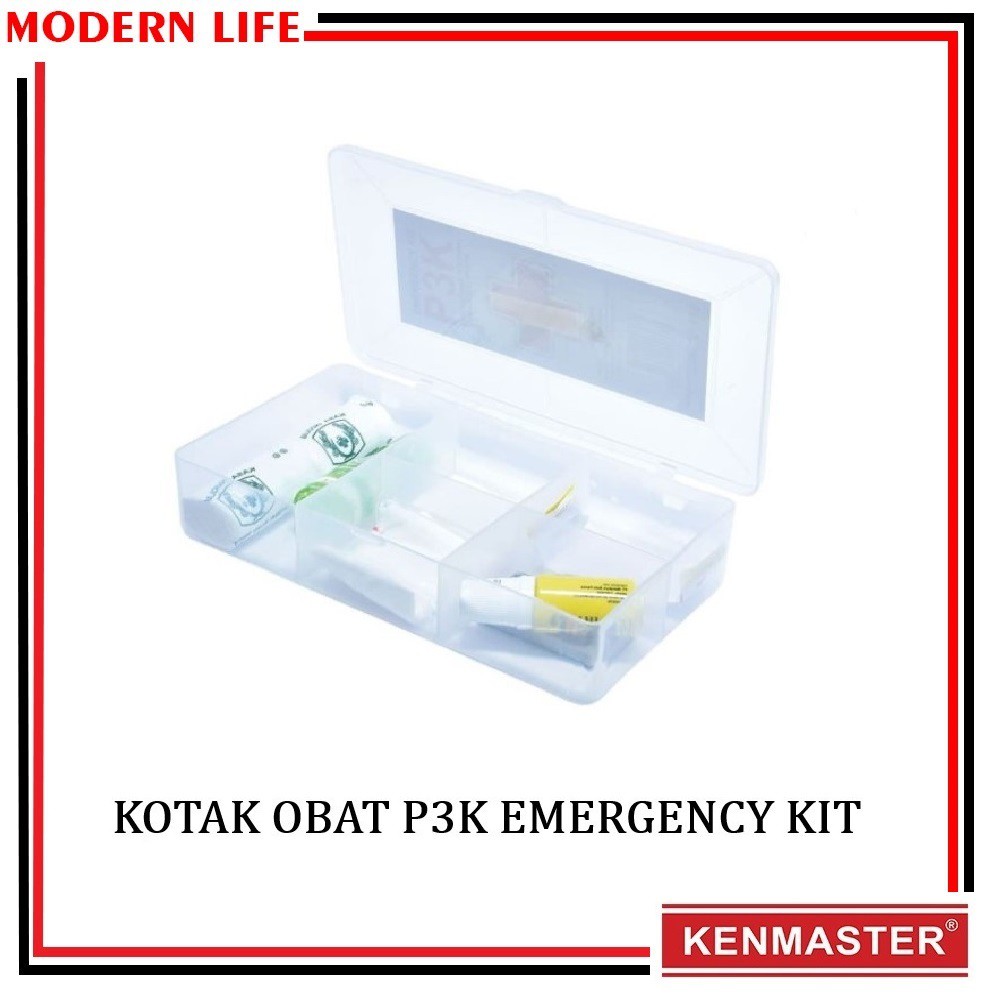 Kotak Obat P3K Kenmaster / Emergency Kit Mobil / Emergency Kit Motor