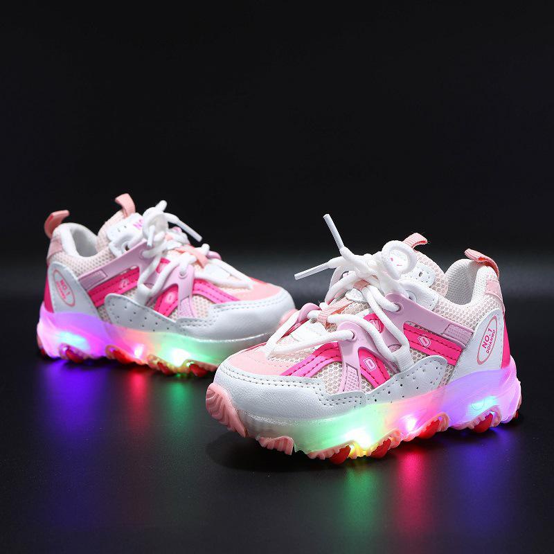 (HZ) SEPATU FASHION LED ANAK UNISEX COWOK-CEWEK HZK18