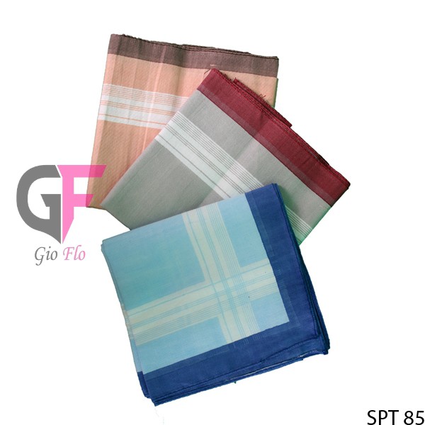 GIOFLO Sapu Tangan Pria Katun Aksesoris Fashion Isi 3 PCs Multicolor / SPT 85