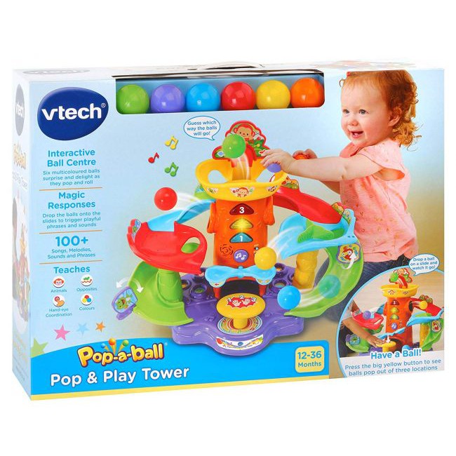 Jual Vtech Pop-A-Ball Pop \u0026 Play Tower 