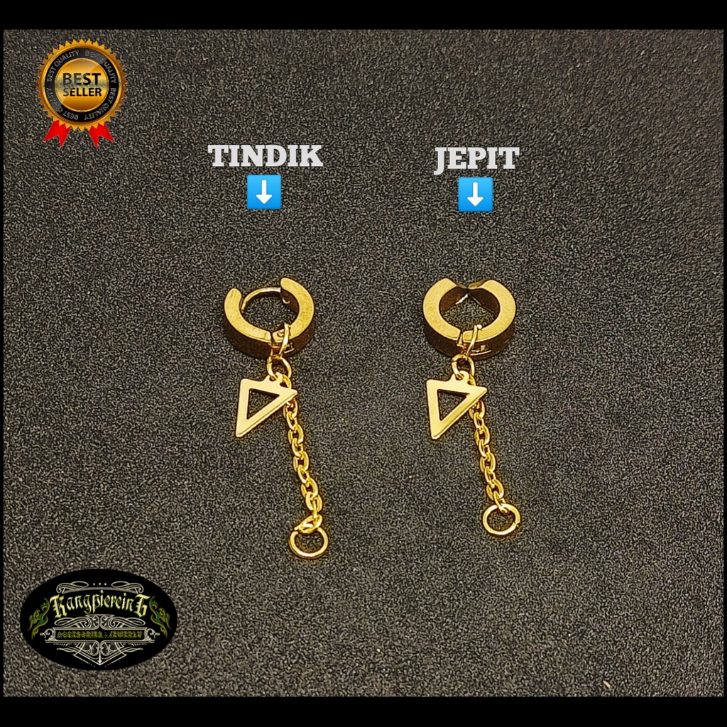 ANTING BTS A-7 TERBARU PRIA DAN WANITA TINDIK DAN JEPIT