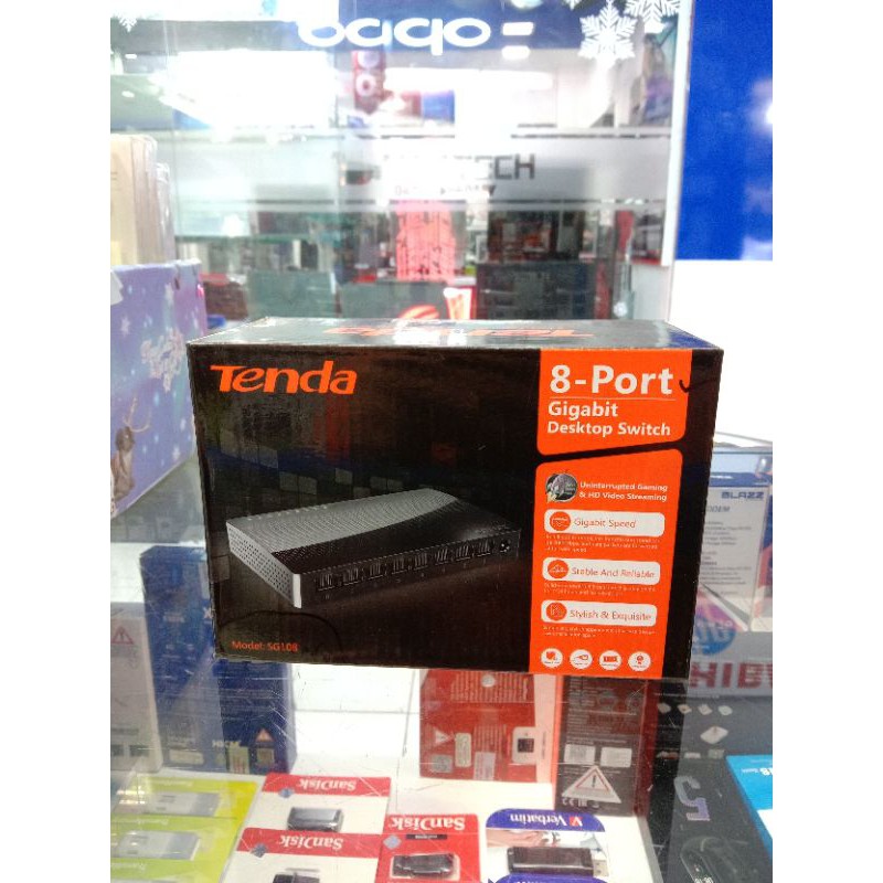 SWITCH HUB TENDA 8 PORT SG-108 GIGABIT