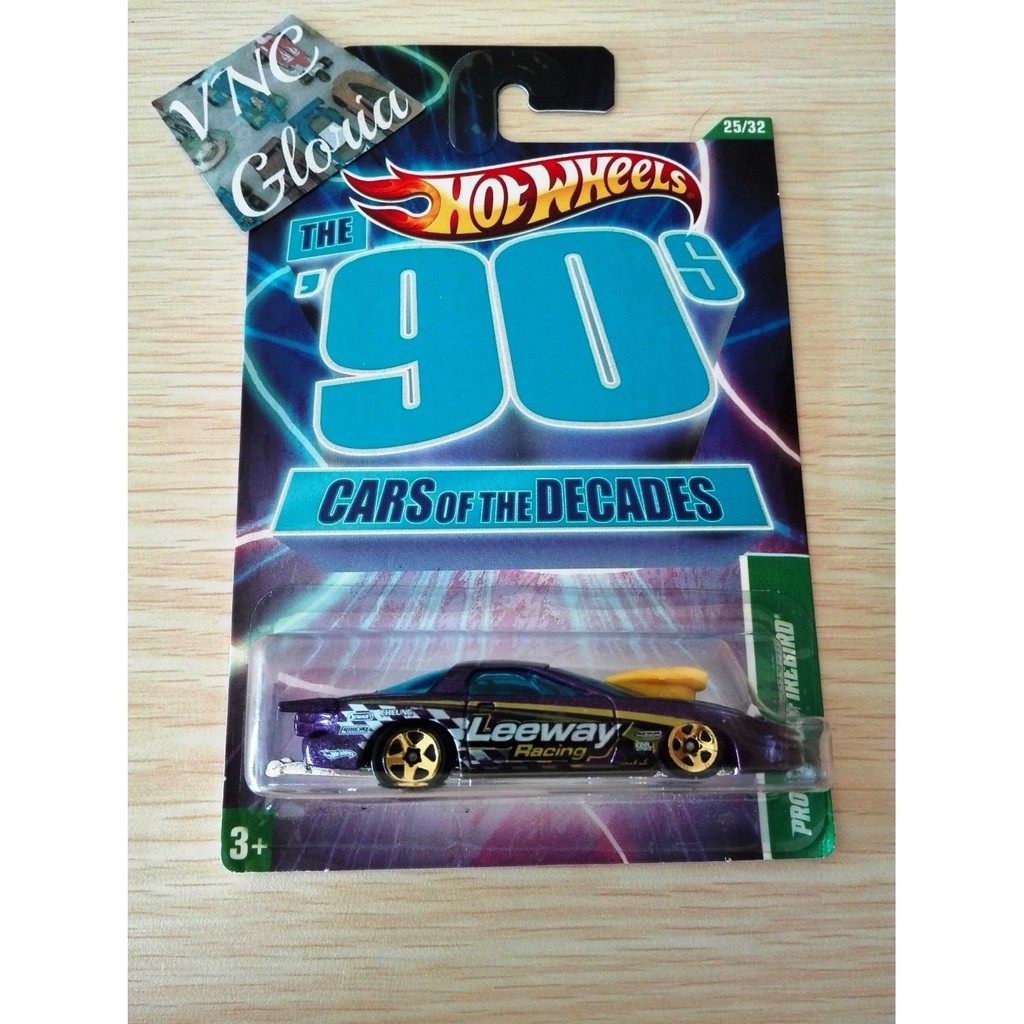 Hot Wheels Pro stock Firebird Cars of The Decades 90's Hotwheels HW Biru Leeway