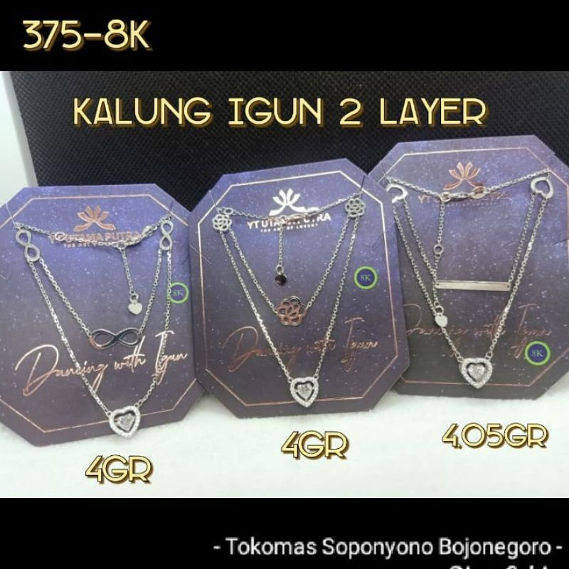 Kalung Igun 2 layer 8K