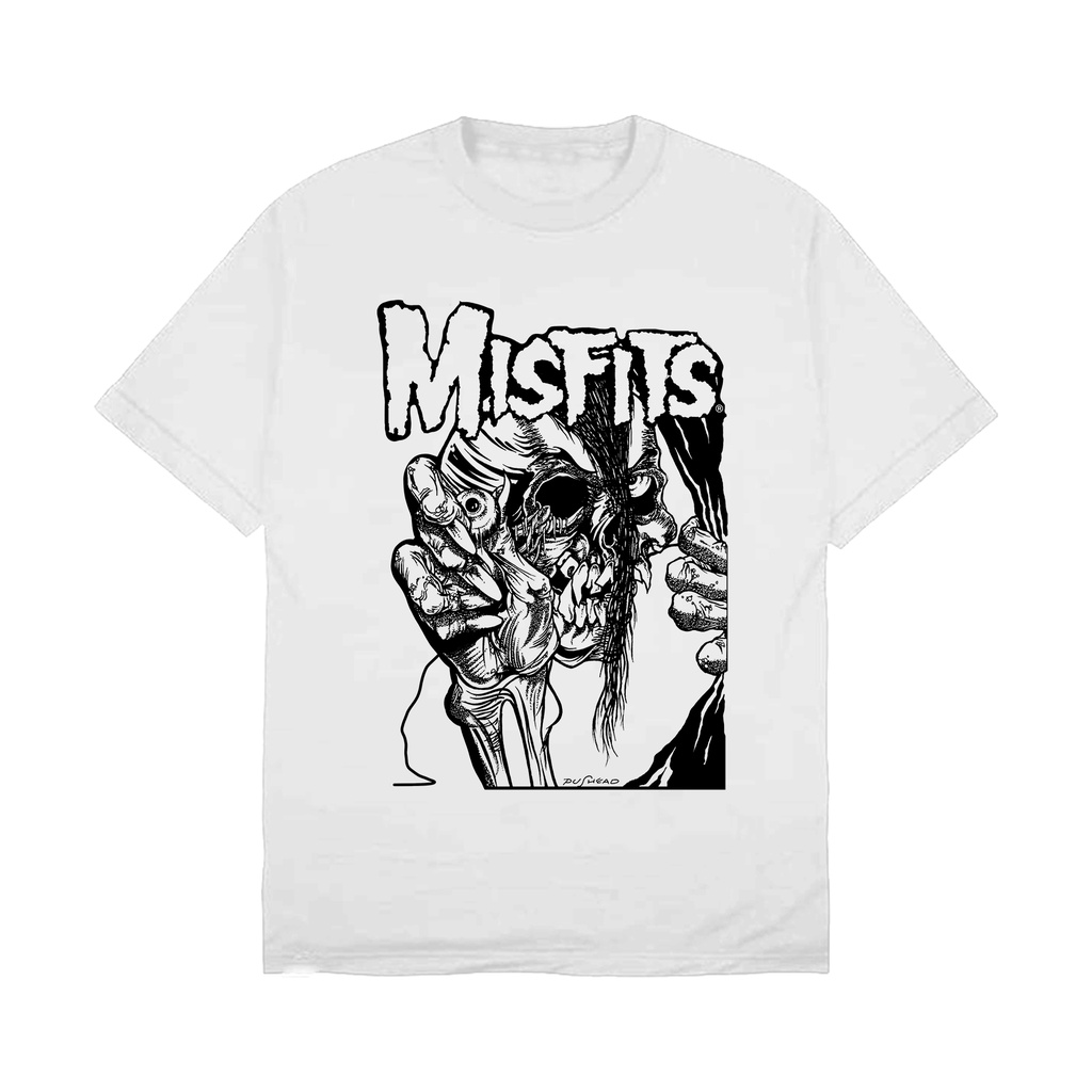 Culterra Junior T-shirt Band Misfits Pushead White Design