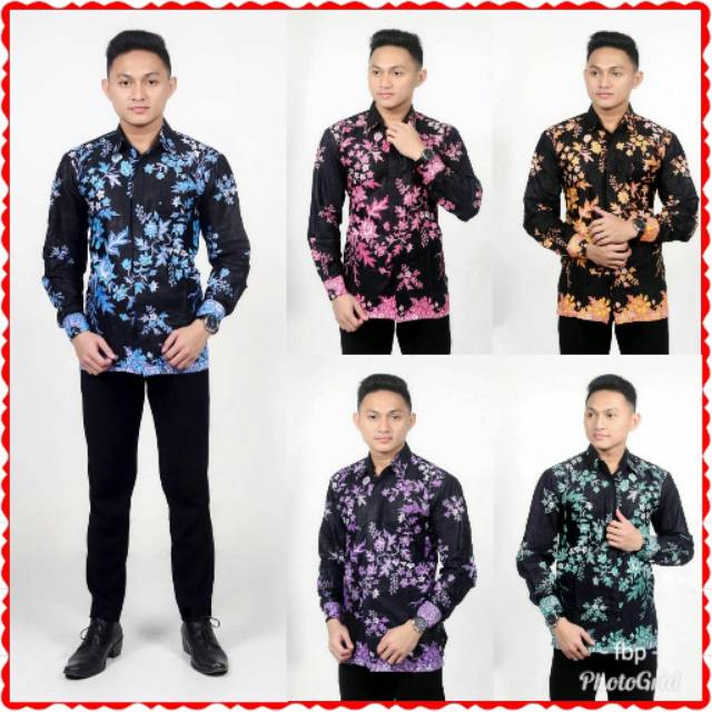 Kemeja cibulan || kemeja batik bunga sakura