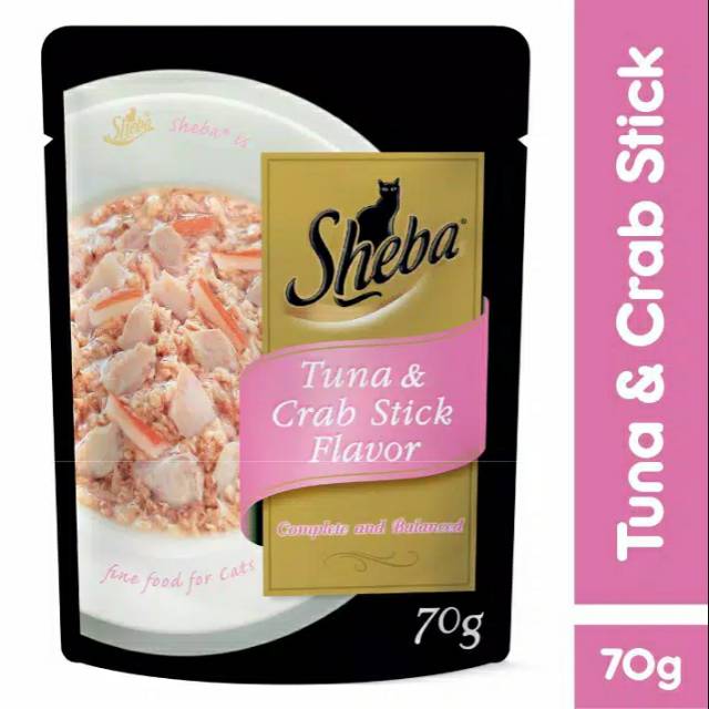 Sheba Pouch 70Gr Cat Wet Food - Makanan Basah Kucing Sachet / Jajanan / Snack  / Tuna