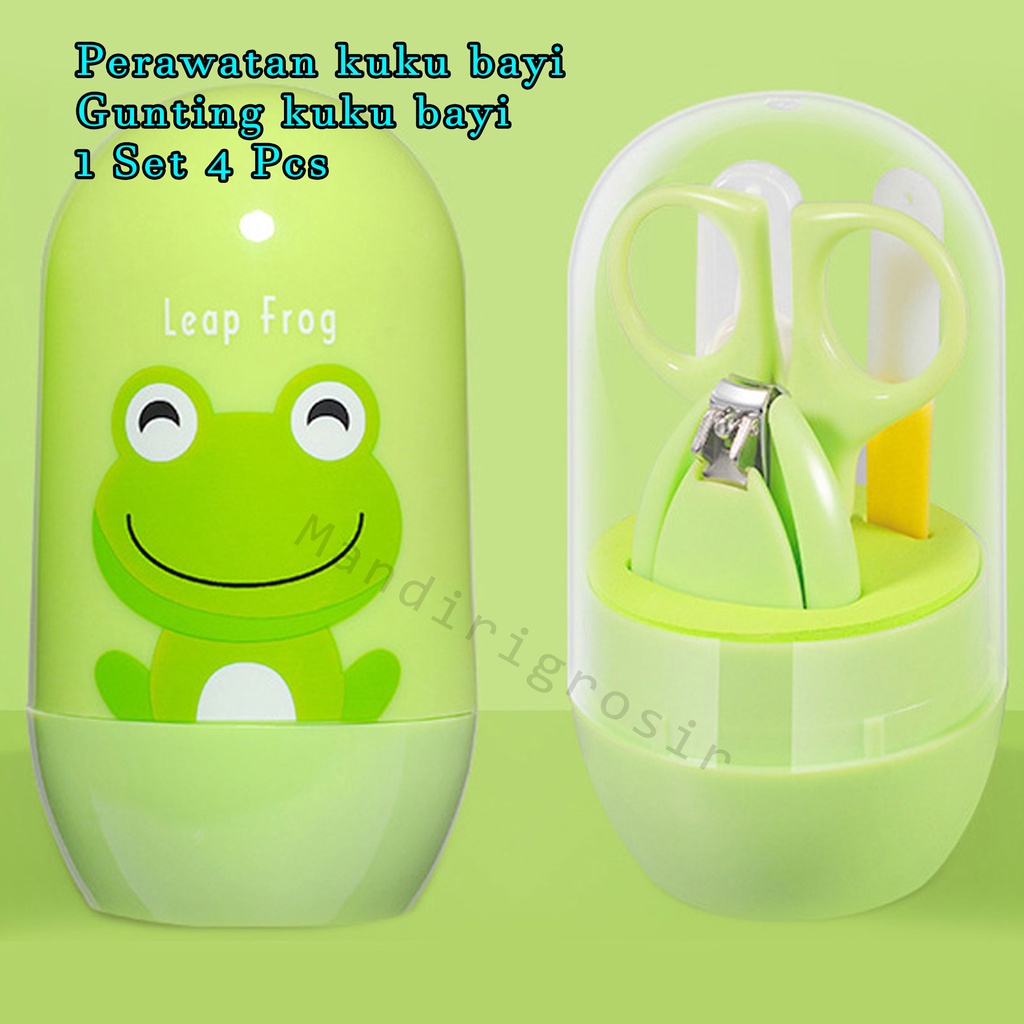 Perawatan kuku bayi set 4 Pcs*gunting kuku bayi*Gunting Kuku