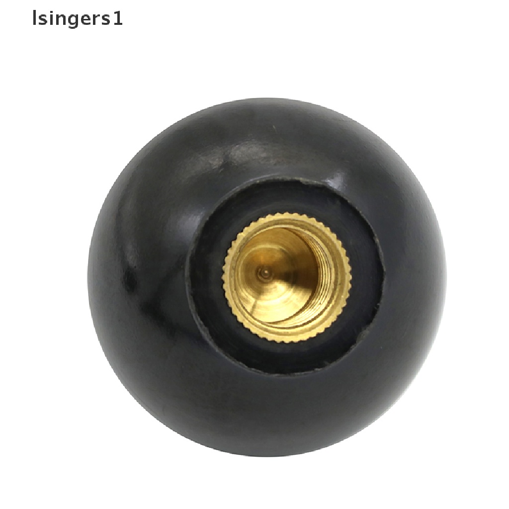 (lsingers1) M4 / M5 / M6 / M8 / M10 / M12 knob clamping Bentuk Bola Bahan Plastik Warna Hitam