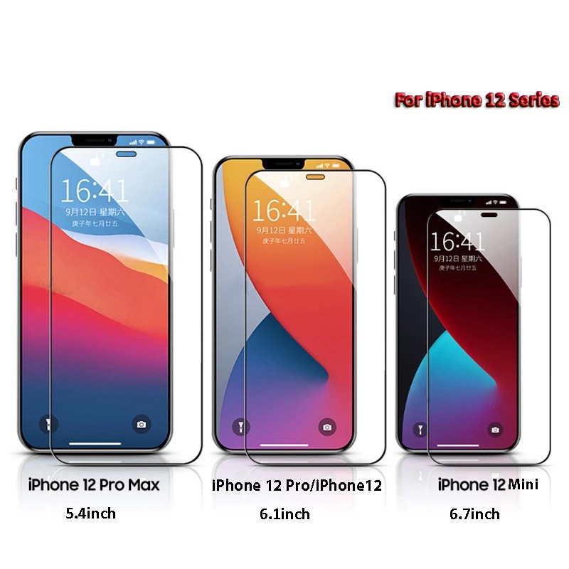 Hot Sale/Full Coverage 9H Invisible Dust proofs Tempered Glass Pelindung Layar Untuk Iphone13 12 Xs/X XR iPhone Xs Max iPhone 11 Pro Max