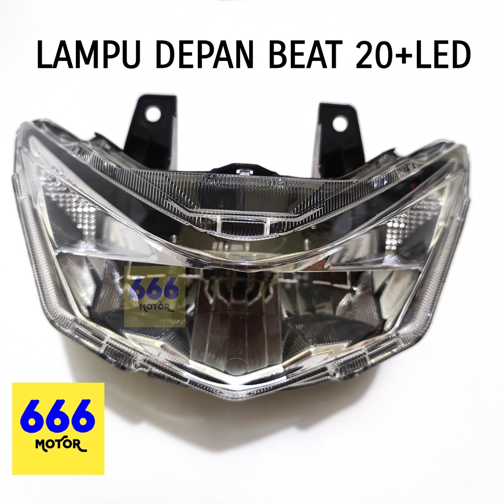 LAMPU DEPAN REFLEKTOR BEAT 20 LED