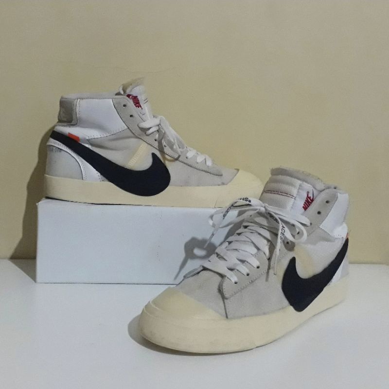 Sepatu Nike Blazer Mid x Off White Original 43