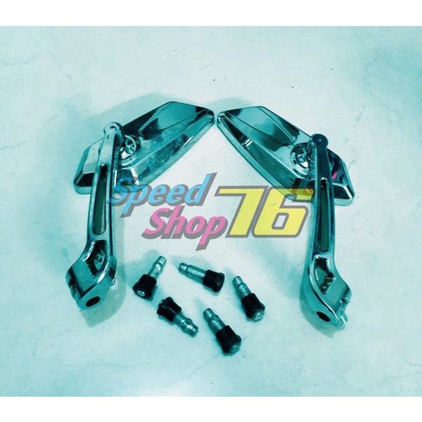 SPION VARIASI TANDUK  KOSO CROOM BEAT VARIO 110 125 150 SPACY SCOOPY SUPRA KARISMA GLPRO TIGER FIT N