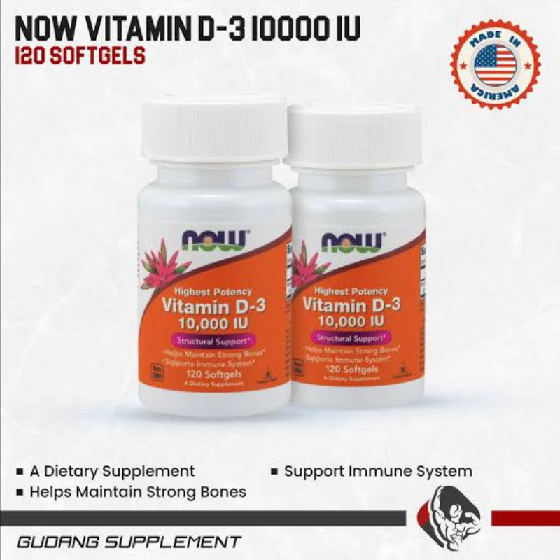 NOW VITAMIN D-3 10000 IU