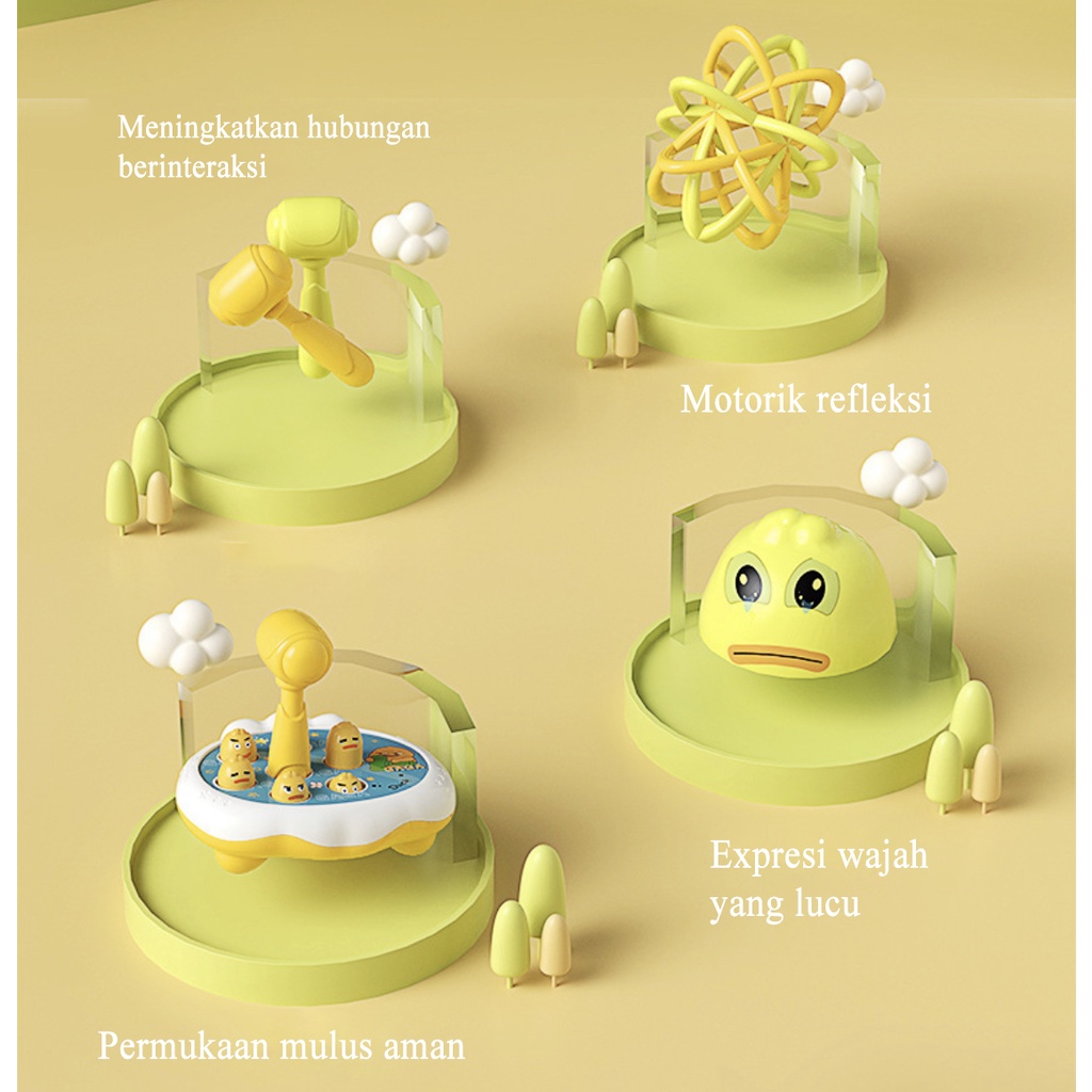 [1KG 7PCS] LBS Mainan Edukasi Bayi Anak Pukul Pukulan Motorik