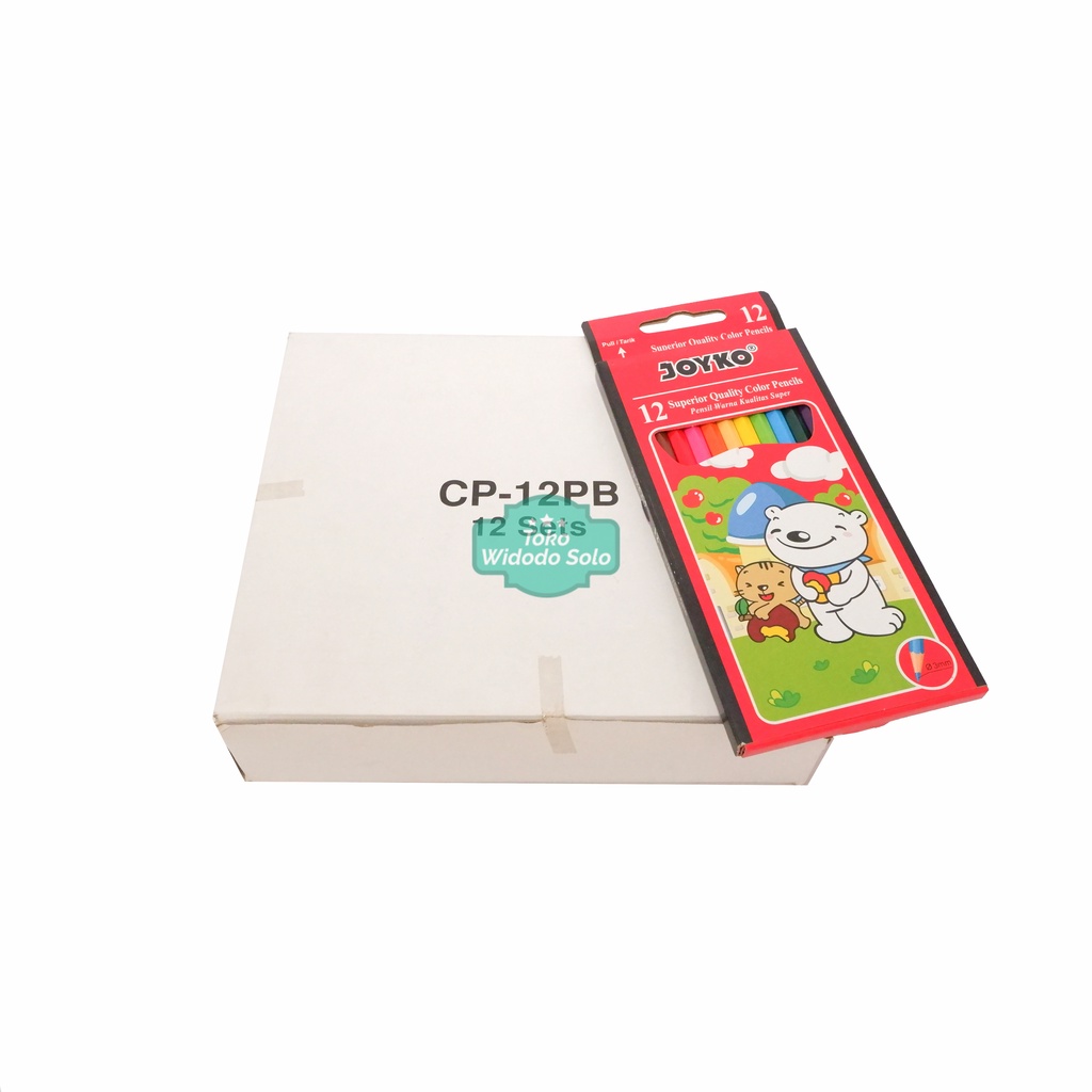 

12 SET Pensil Warna Joyko CP 12PB 12 Warna Panjang