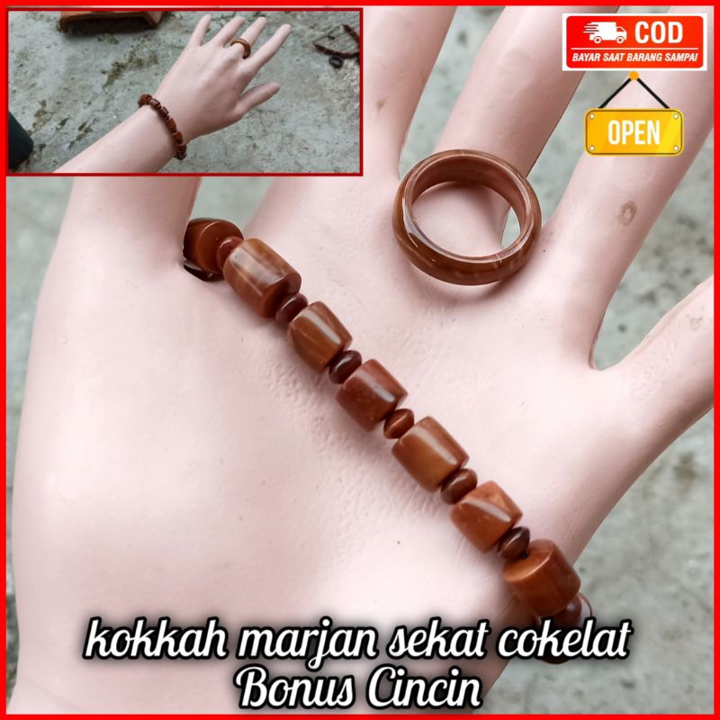 GELANG KOKKA MARJAN HALAT FREE CINCIN GELANG TERAPI GELANG KOKAH KAOKAH KAUKAH