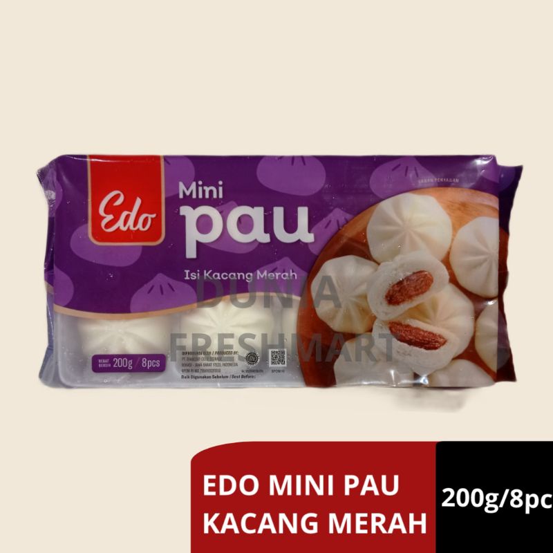 

RB Edo Mini Pau Isi Kacang Merah 200gram isi 8 pcs BAKPAO PAO MINI