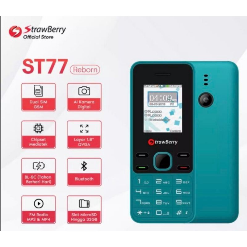 hp strawberry st77 new