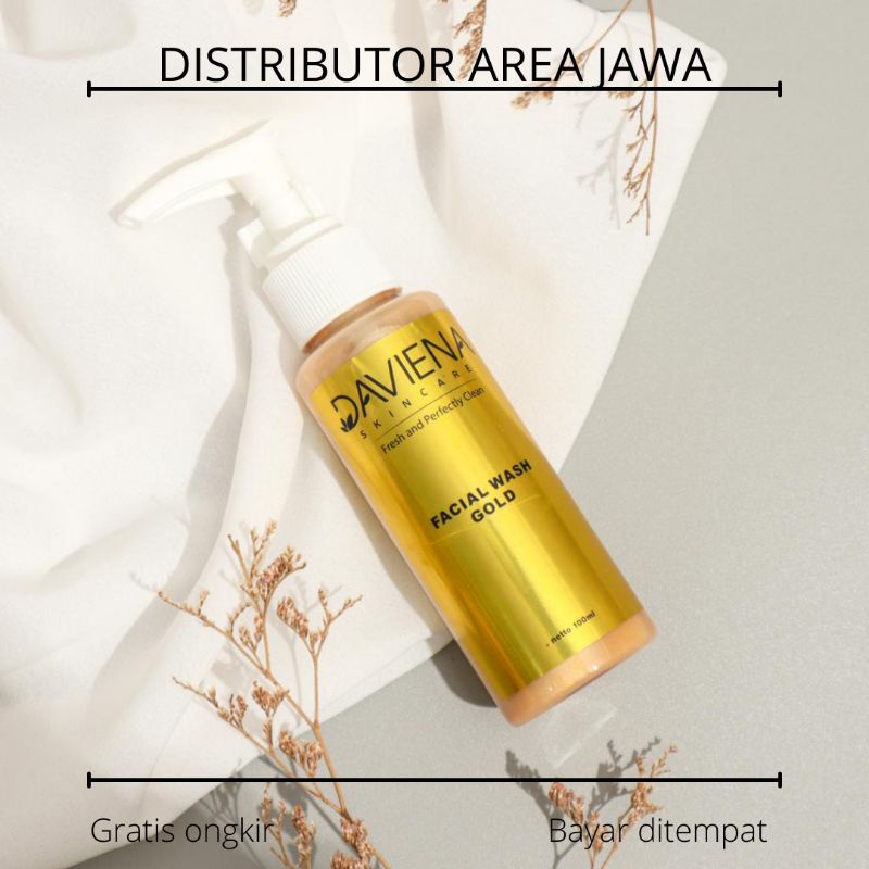 DAVIENASKINCARE FACHIALWASH GOLD|DISTRIBUTOR DAVIENA|OFFIACIAL STORE