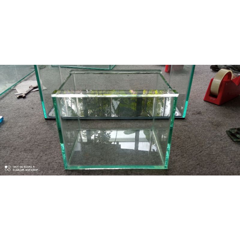 Aquarium 20x15x15 5mm (Kaca Baru)