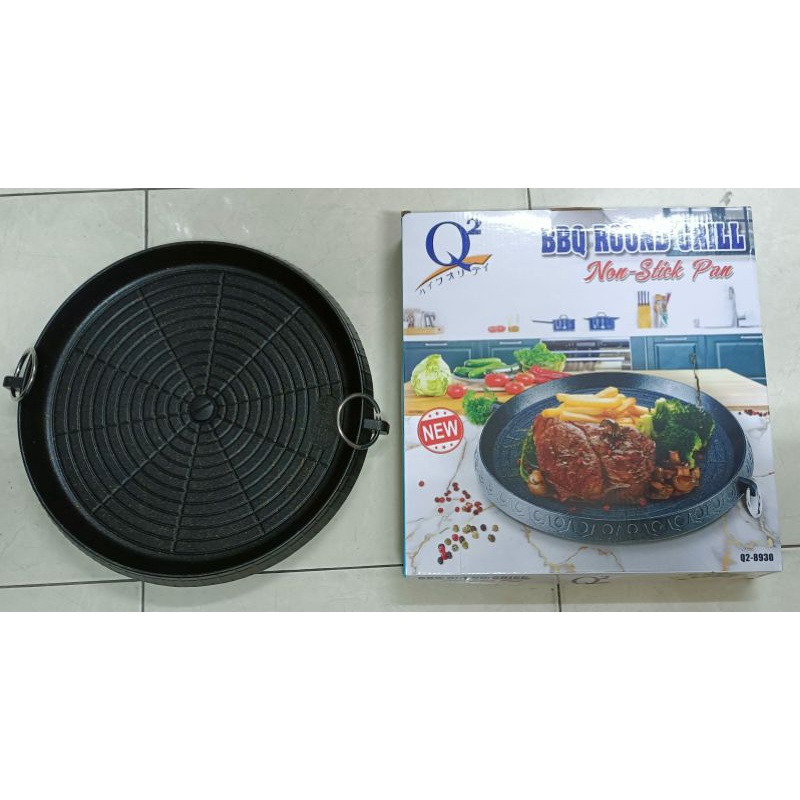 Q2 Barbeque Round Grill Q2-8930- BBQ Round Grill - Alat Pemanggang