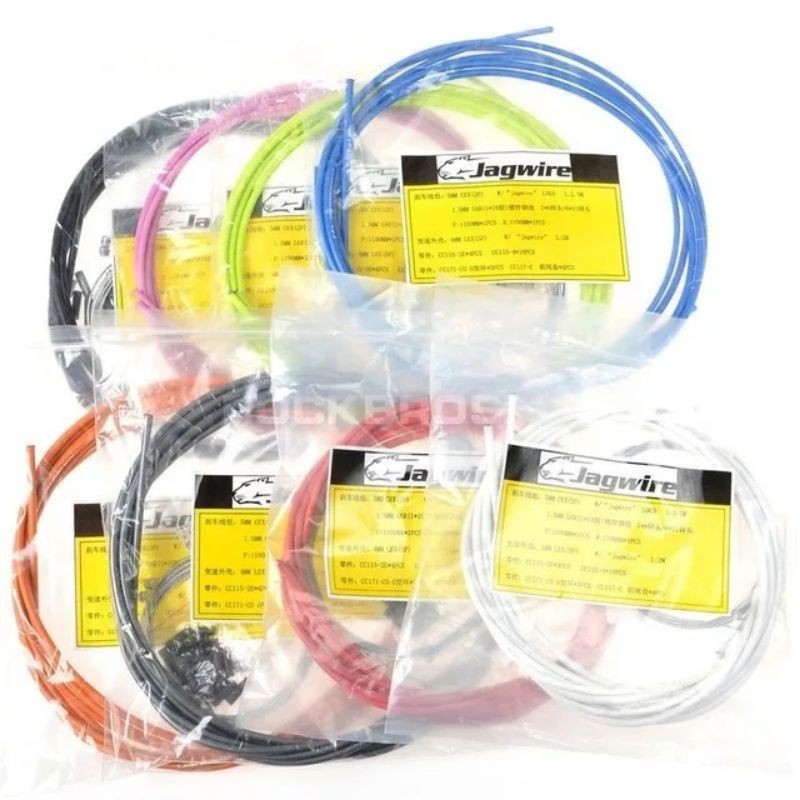 KABEL SET JAGWIRE REM SHIFTER SEPEDA LIPAT SELI / MTB / ROAD BIKE / WARNA PAKET KOMPLIT