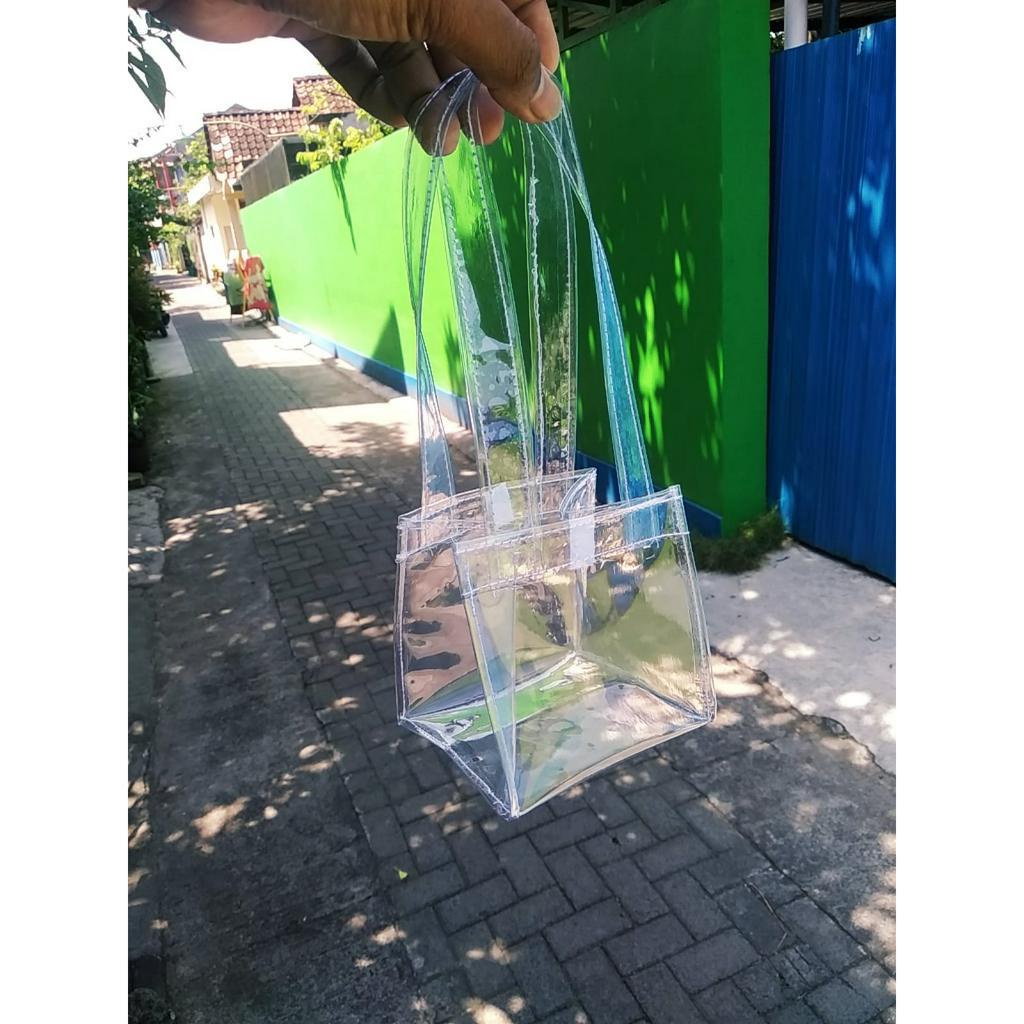 

15x15x15 Tas PVC Premium / Tas PVC Custom Ukuran / Tas Mika Premium Custom Ukuran / Tas Souvenir PVC