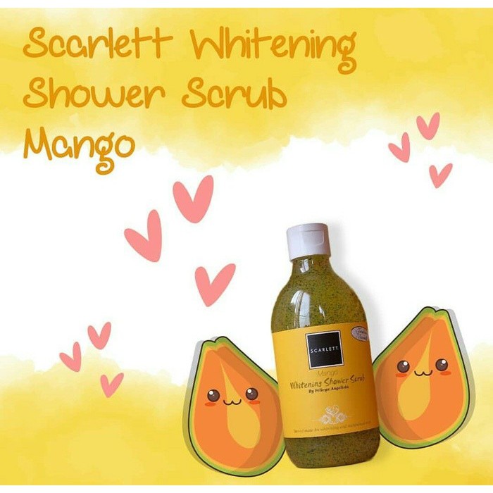 SCARLETT SHOWER SCRUB JOLLY FRESHY CHARMING / SCARLETT BODY WASH JOLLY CHARMING FRESHY WHITENING