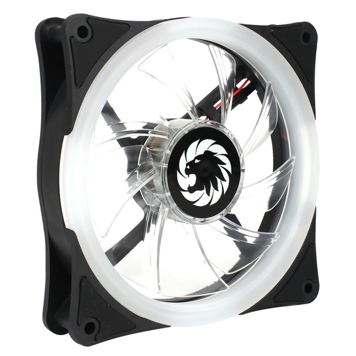 GAMEMAX RINGFORCE GMX-RF12-X - RAINBOW RGB FAN 12CM - 7 Color Light