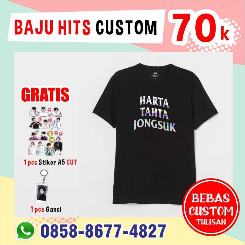 BAJU CUSTOM HARTA TAHTA JONGSUK