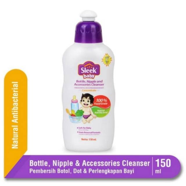 Sleek Bottle Nipple &amp; Cleanser 150ml