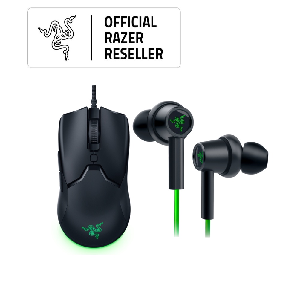 Razer Viper Mini + Razer Hammerhead Duo Console Green Bundle