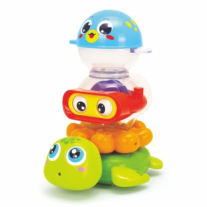 HOLA 3532 Stack 'n Squirt Bath Fun Mainan Bayi