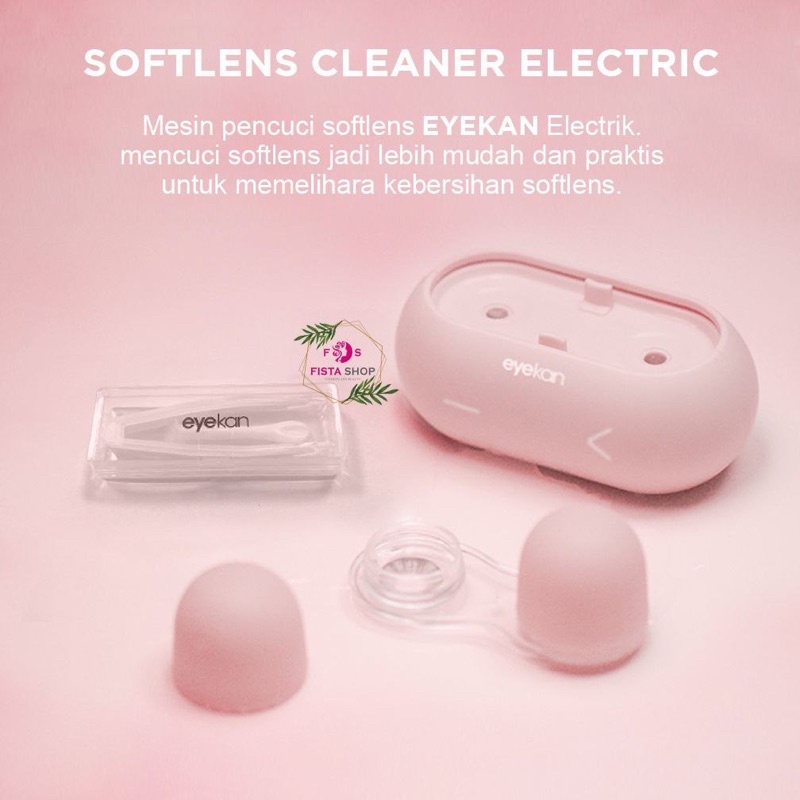 EYEKAN STEAMER SOFTLENS AUTOMATIS USB &amp; BATTERAI RABBIT CLEANING ULTRASONIC VIBRATION