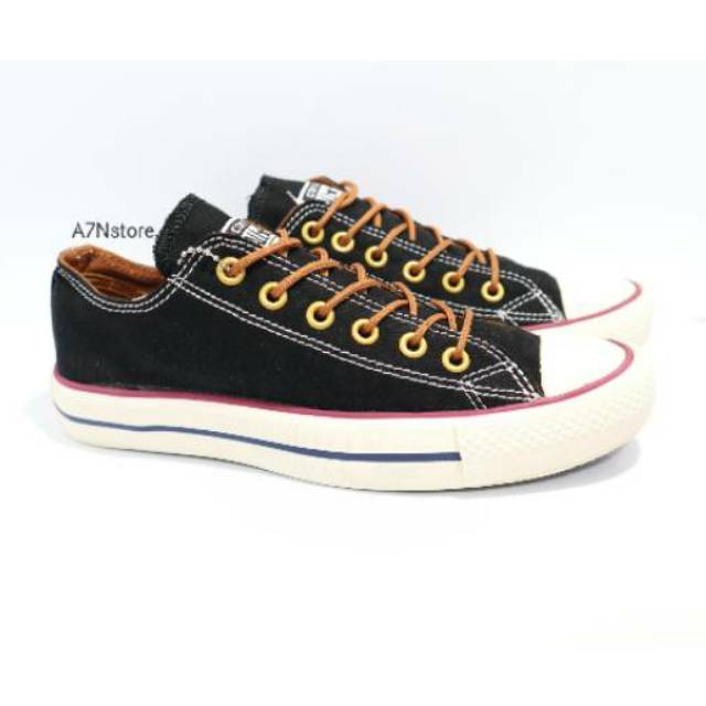 CONVERSE BLACK CT GOLD(THE BEST QUALITY)