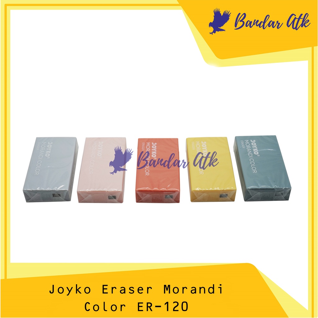 

JOYKO Eraser ER-120 Morandi Color Penghapus Pastel Sedang [1 PCS]
