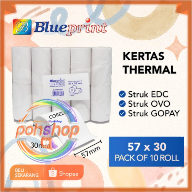 

Blueprint Lite Thermal Paper 57×30 | 10 roll