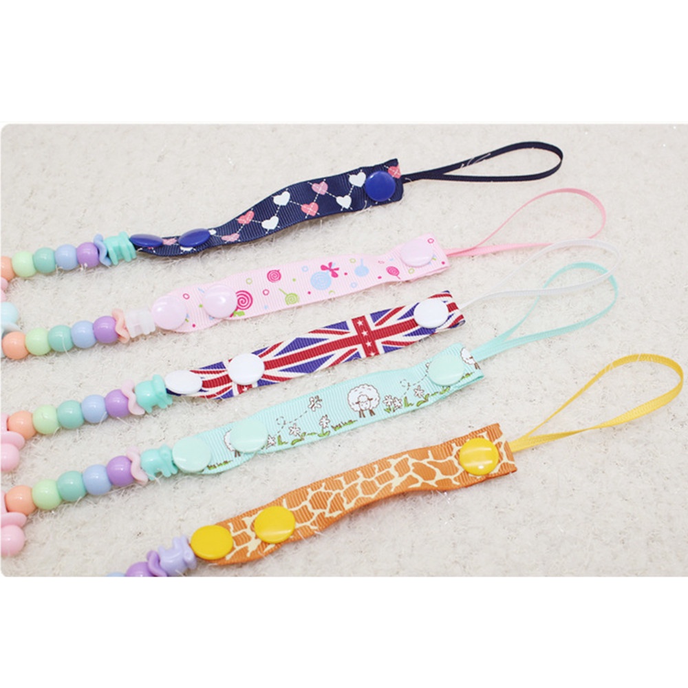 AIKOKY Tali empeng bayi kalung Pacifier clip BPA Free