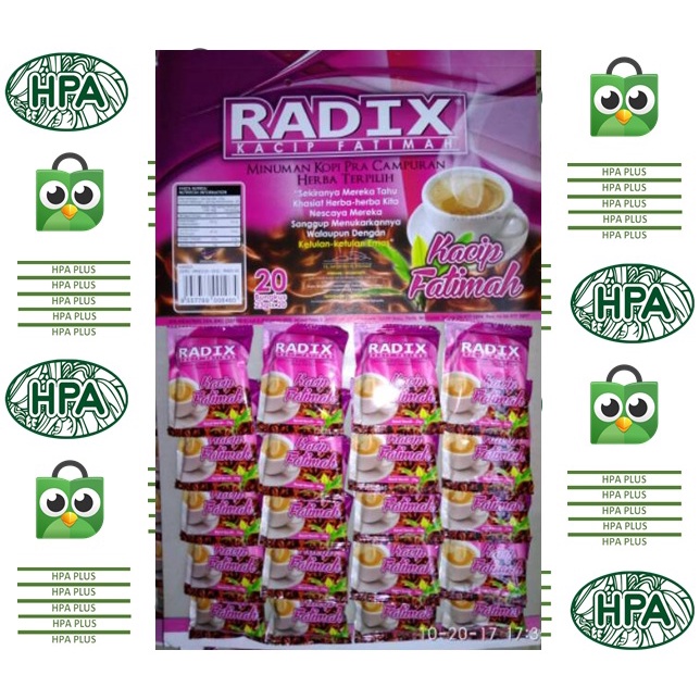 TERLARIS Radix Kacip Fatimah HPA Malaysia isi 20 Sachet Impor 100% dijamin Ori