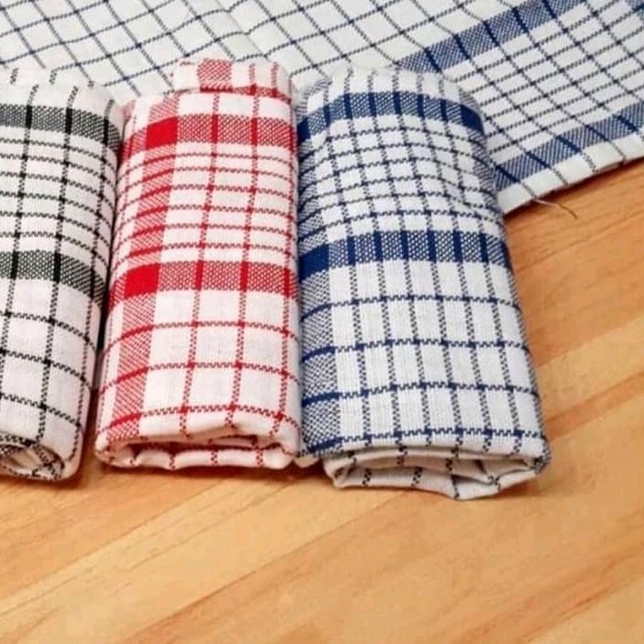 1 lusin Kain Lap Dapur Serbet Ekonomis MURAH