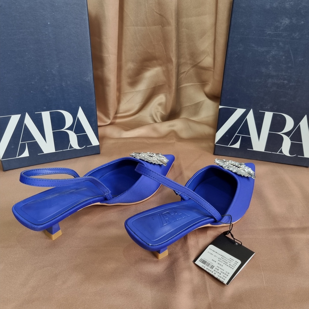 SEPATU ZR HEELS WANITA FUSCHIA SHIMMERY ( 3 CM )