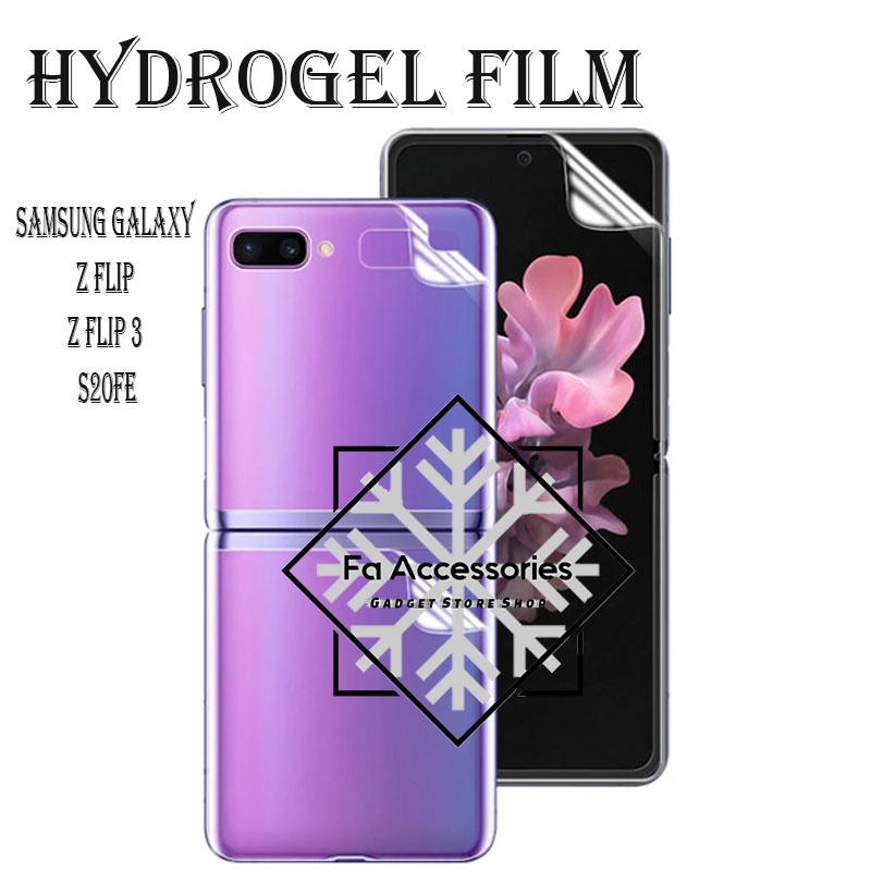 FA ANTI GORES JELLY HYDROGEL SAMSUNG GALAXY Z FLIP 3 4 S20 S20FE FE FULL SCREEN PROTECTOR SHOCK