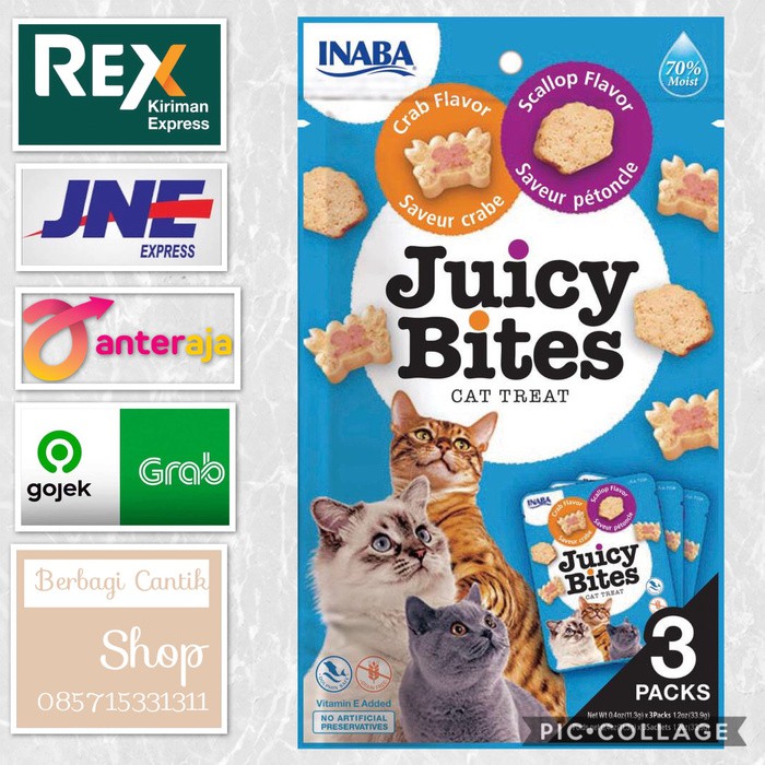 JUICY BITES / SNACK KUCING / INABA SNACK / SEPERTI VITAKRAFT YUMS