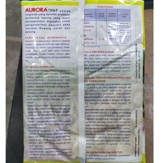 Jual AURORA 70 WP - 800gr (FUNGISIDA ATASI PEN   YAKIT BERCAK UNGU DAN