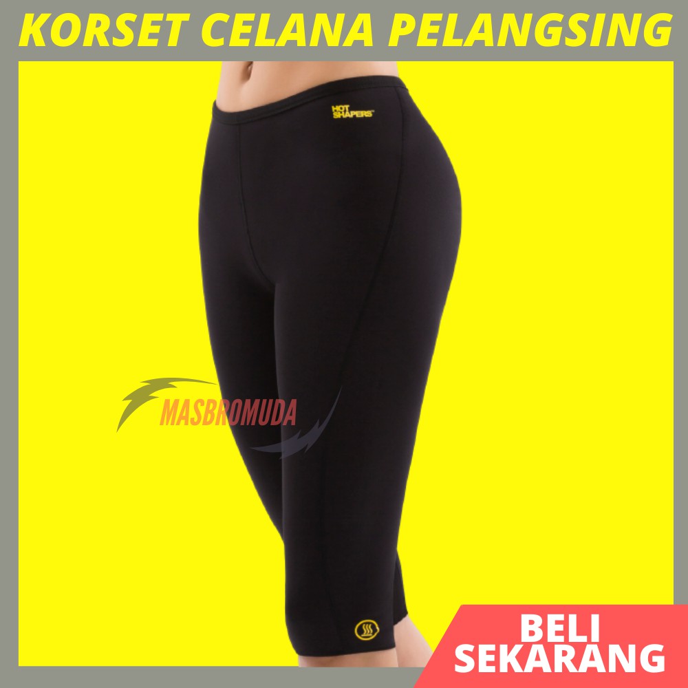 KORSET CELANA SENAM CELANA PELANGSING PENGECIL PAHA BOKONG WANITA BJ04