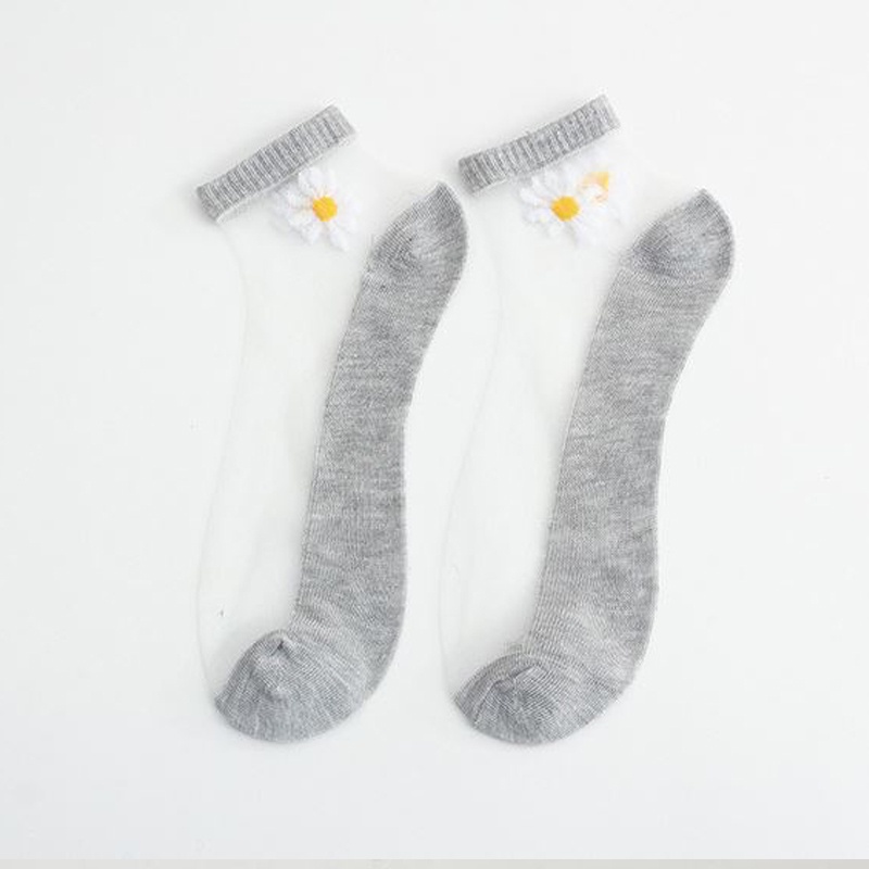 GANNISE - Kaos Kaki Polos Panjang Diatas Mata Kaki Kaoskaki Office Olahraga Fashion KK0007-KK0001 GRAY